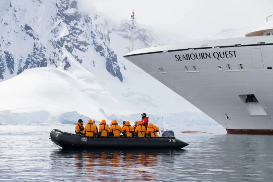 Seabourn Quest in Antarctica